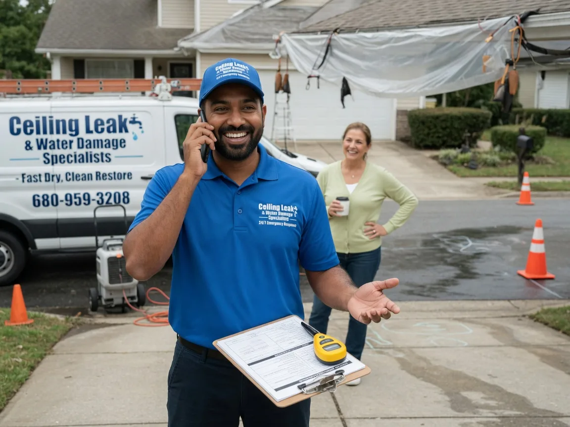 Ceiling Leak Cleanup Rose City, MI FAQs